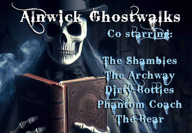 Alnwick ghostwalks booking page